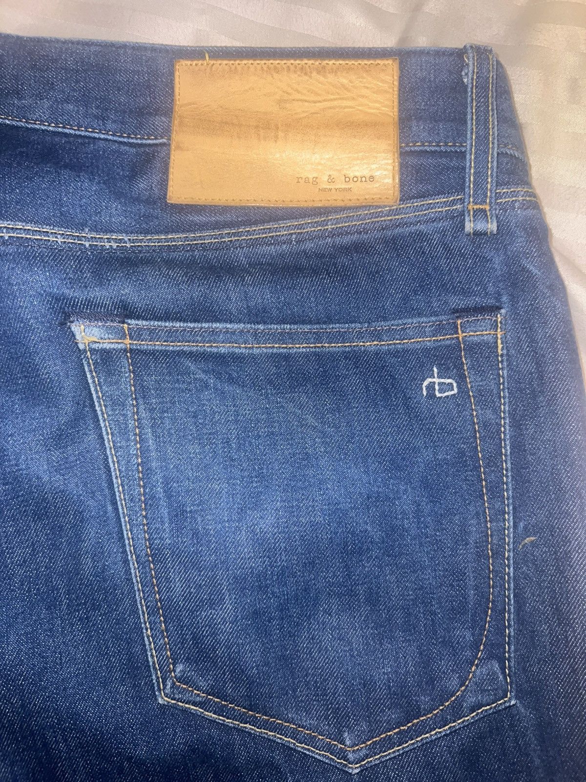 Rag & Bone Straight Leg Selvedge Denim Rag and Bone Size US 36 / EU 52 - 3 Thumbnail