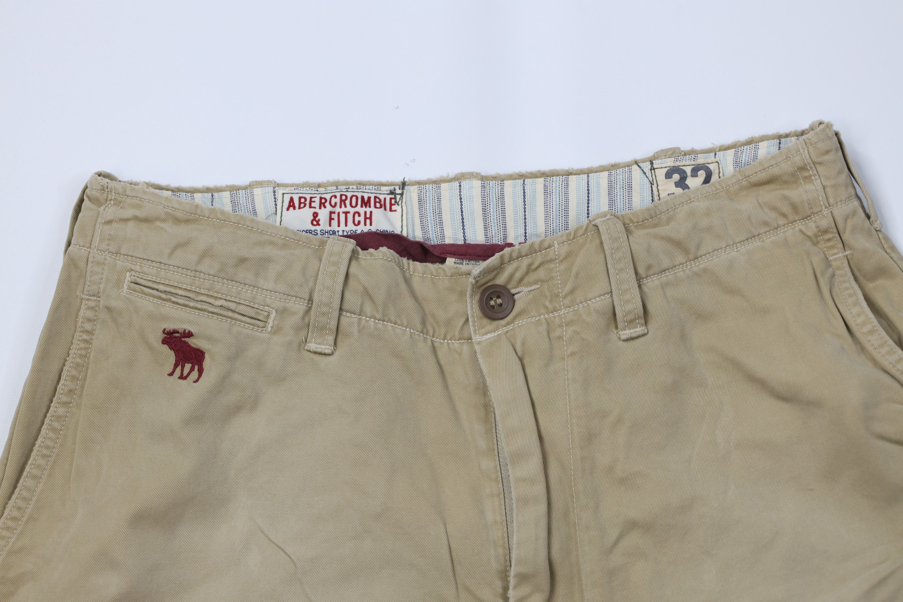 Abercrombie & Fitch Vintage 90s Y2K Abercrombie & Fitch Heavyweight Shorts Size US 32 / EU 48 - 2 Thumbnail