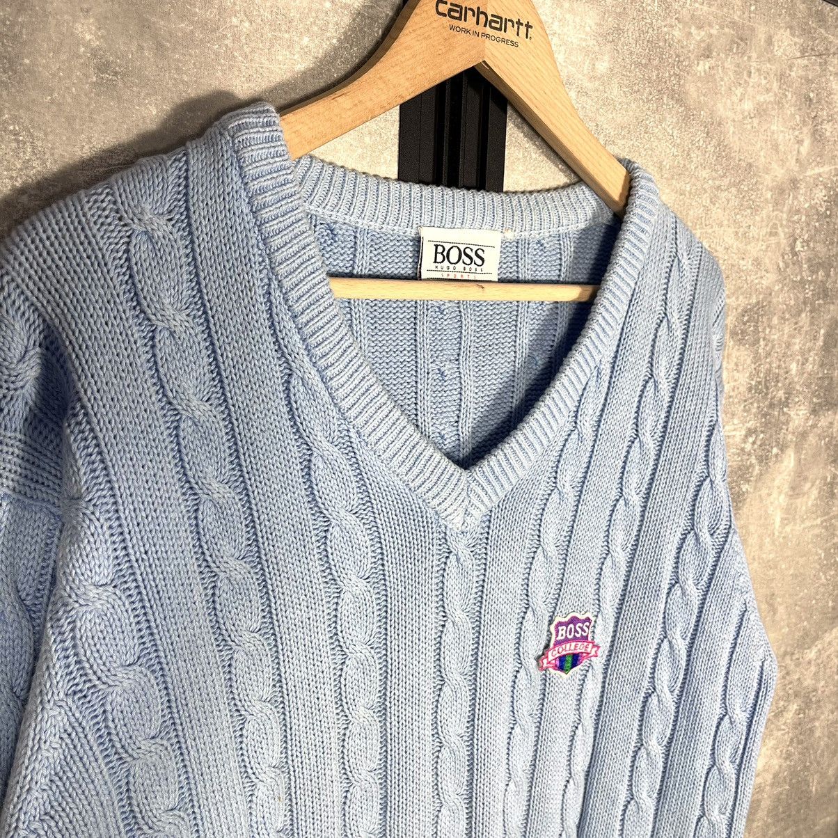 Hugo Boss Vintage Hugo Boss 90s Braid Knitted Sweater Archival Knit L Size US L / EU 52-54 / 3 - 4 Thumbnail