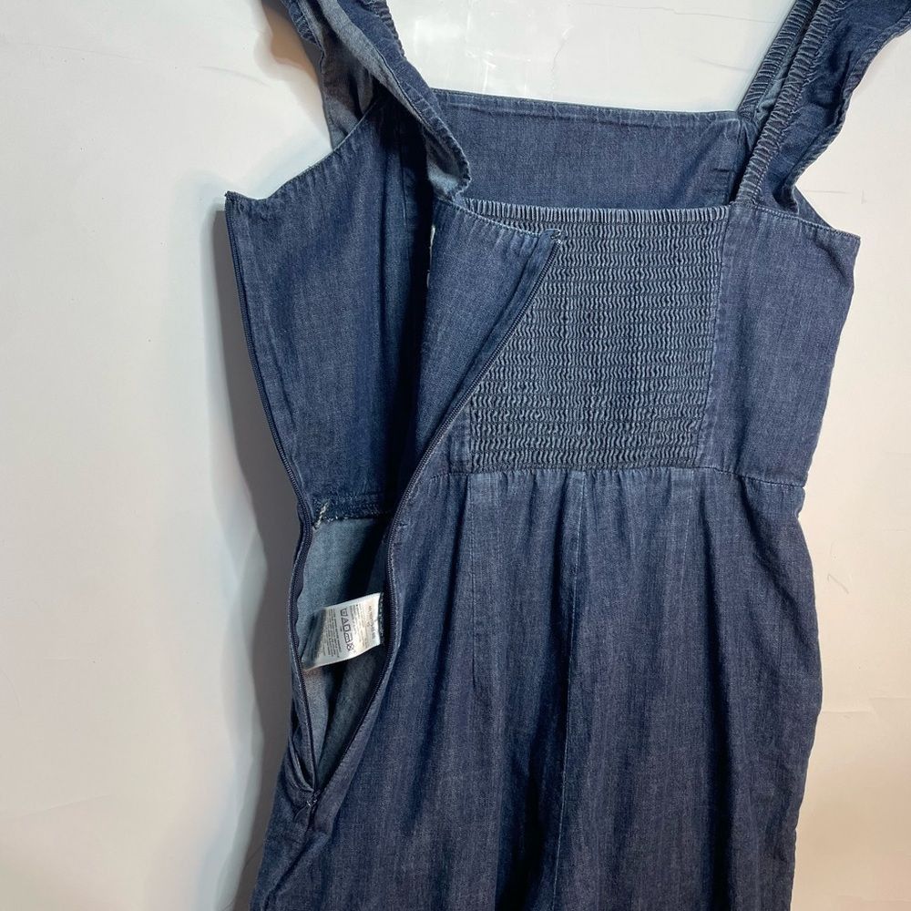 Gap Gap Dark Wash Denim Jumpsuit Size 6 Size US 34 / EU 50 - 5 Thumbnail