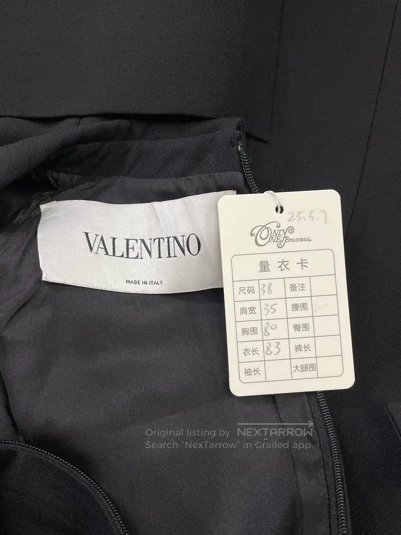 Valentino Valentino Black and white patchwork bow dress Size S / US 4 / IT 40 - 4 Thumbnail