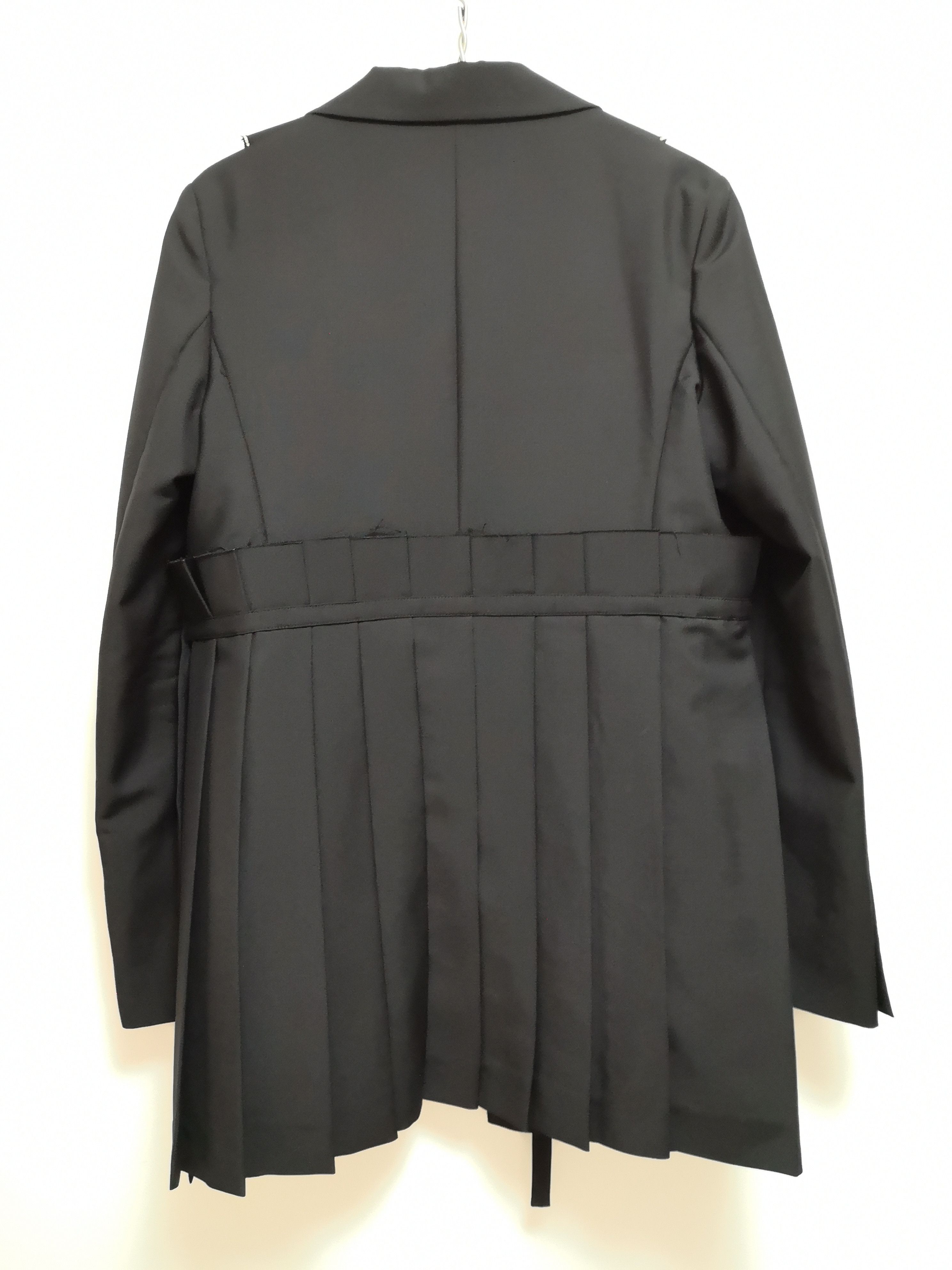 Jil Sander Wool Mohair Pleated Blazer Jacket Size S / US 4 / IT 40 - 7 Thumbnail