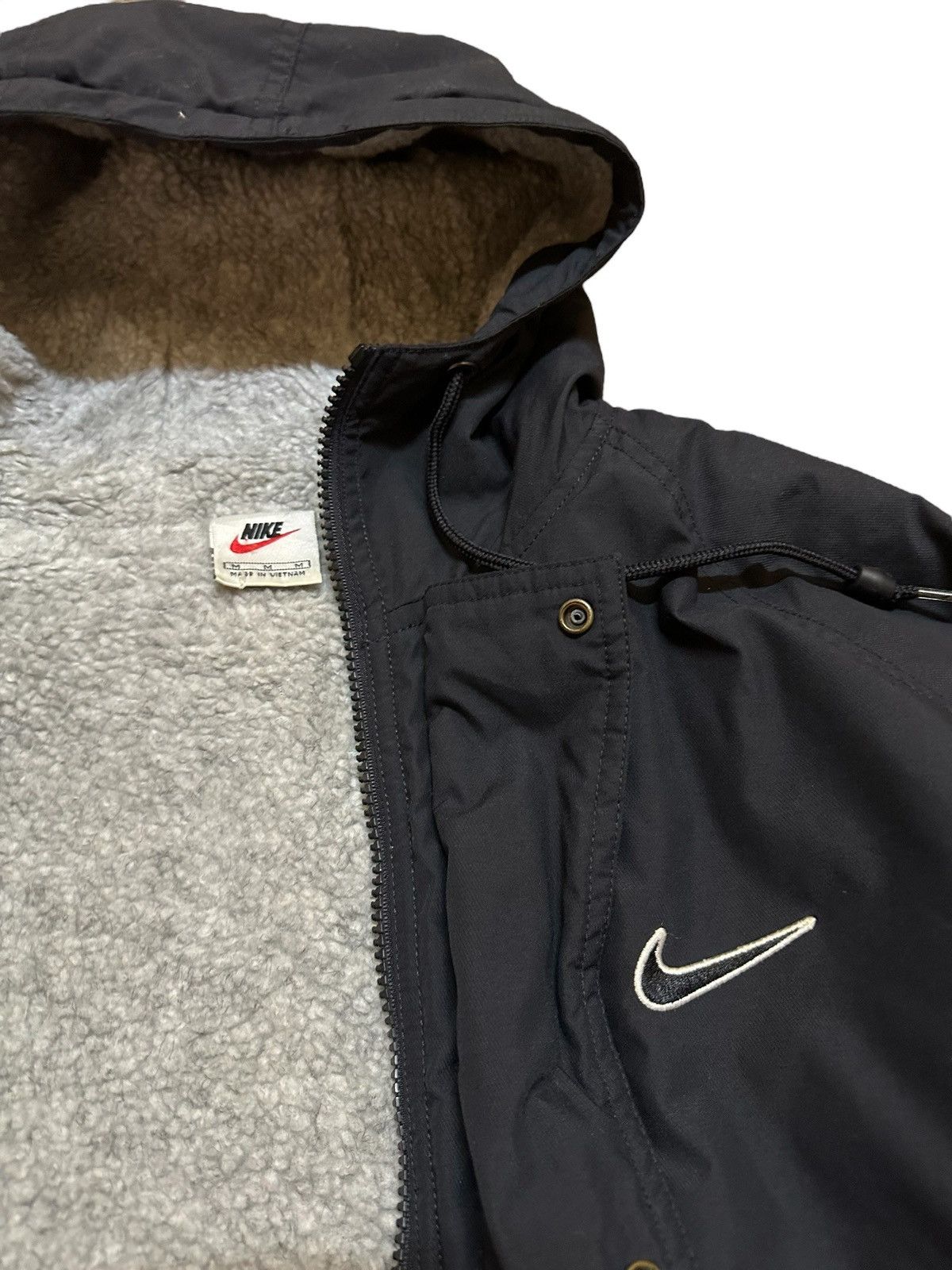 Vintage vintage 90s nike swoosh parka jacket winter Size US M / EU 48-50 / 2 - 4 Thumbnail
