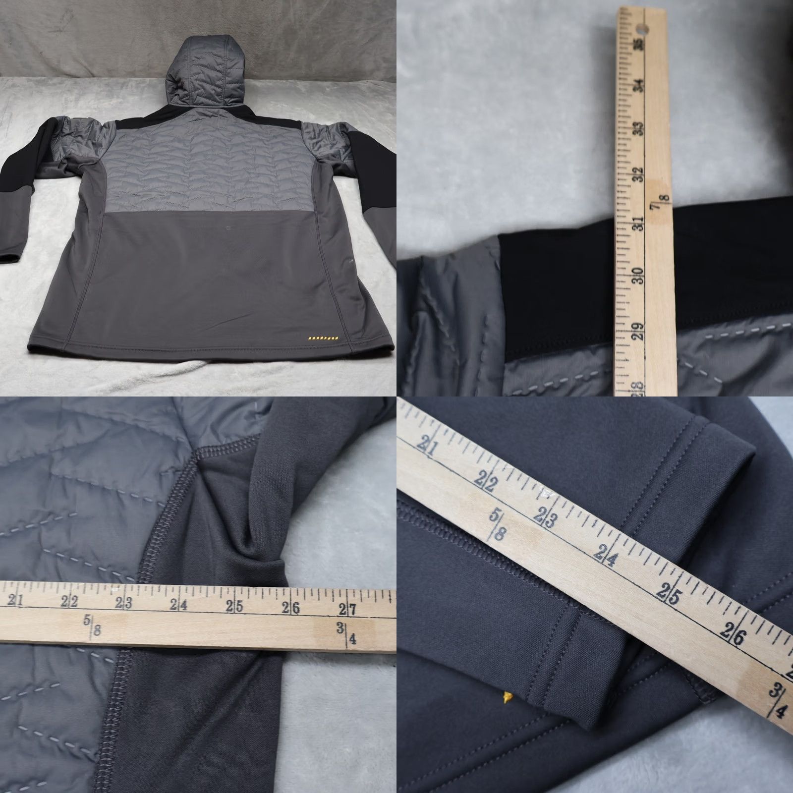 Ariat Ariat Rebar Jacket Mens XLT Grey Full Zip Work LOGO Quilted Soft Shell Pockets Athletic Size US XL / EU 56 / 4 - 9 Thumbnail