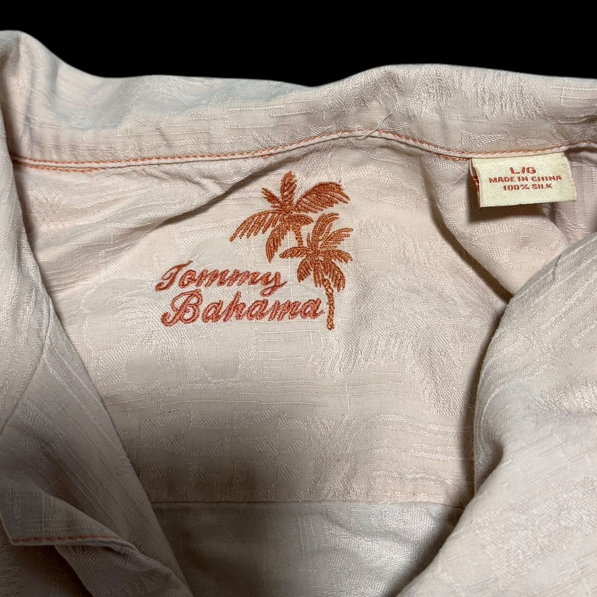 Tommy Bahama Tommy Bahama 100% Silk Light Pink Button Down Shirt Large Size US L / EU 52-54 / 3 - 5 Thumbnail