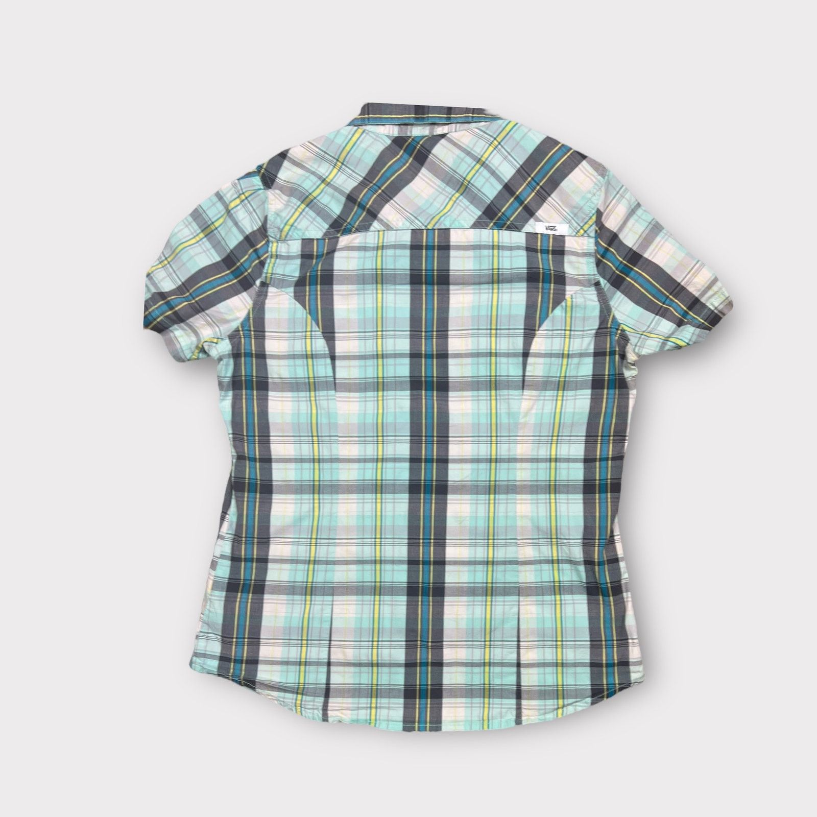 Vans Vans | Vintage Y2K Button Down Plaid Shirt | Medium Size M / US 6-8 / IT 42-44 - 10 Thumbnail