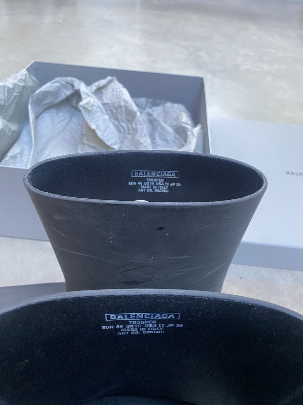 Balenciaga Balenciaga Rubber Trooper Boots Size US 11 / EU 44 - 6 Thumbnail