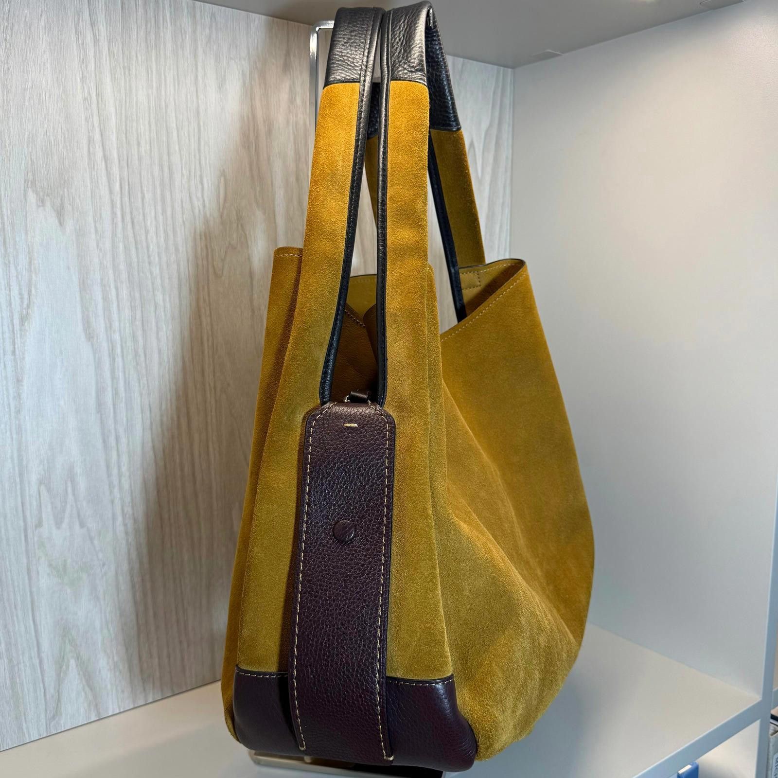 NWT Coach 1941 Suede Bandit Hobo 39 Bag (3 Bags In 1) - Oak in Beige, Women's