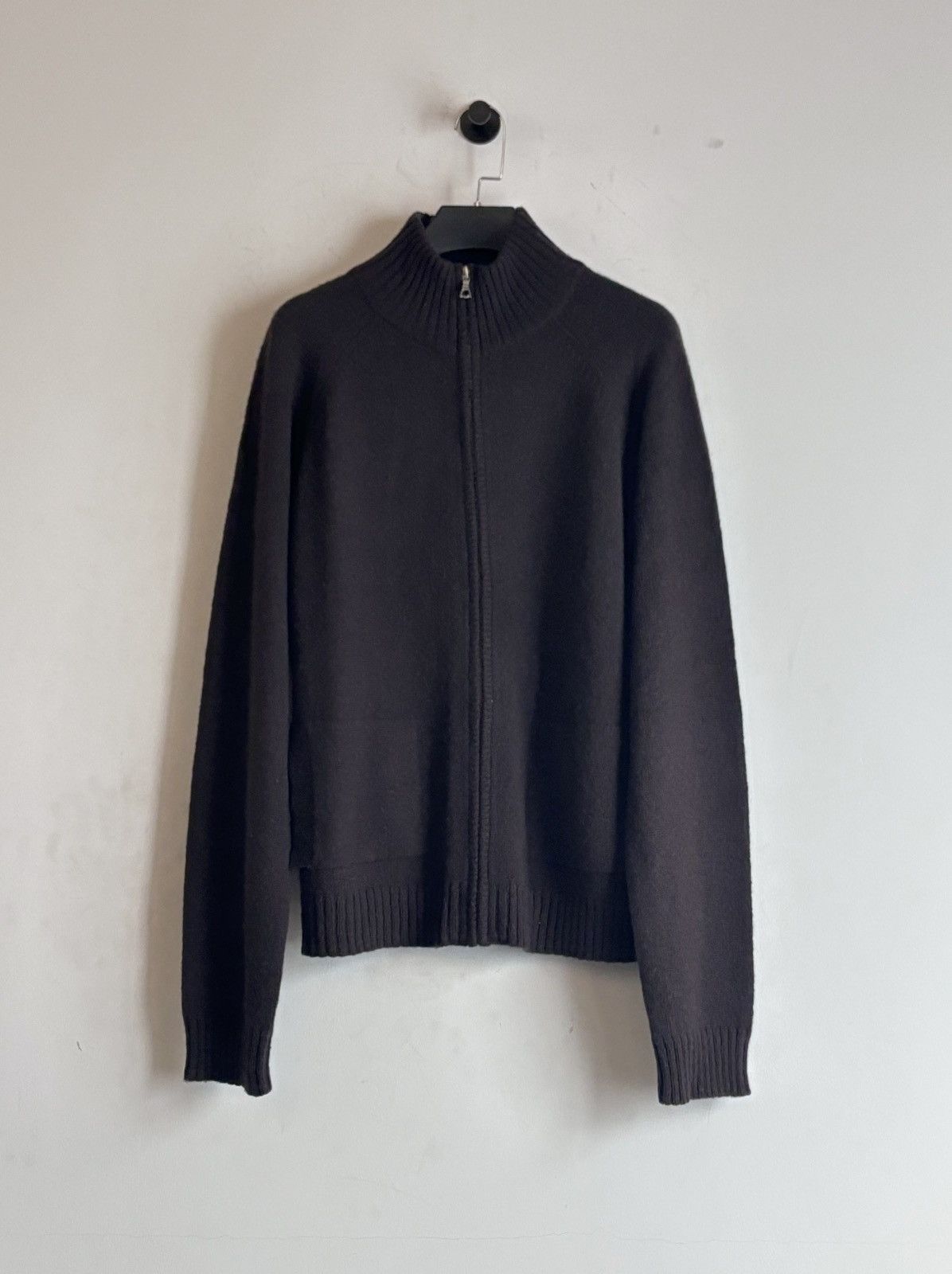 Dries Van Noten Dries Van Noten | 00s Minimalist Zip Wool Cardigan Size US L / EU 52-54 / 3 - 2 Thumbnail