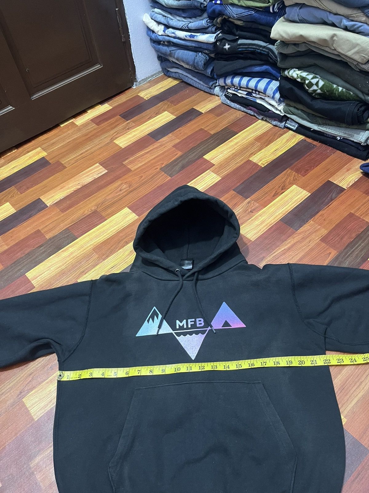 Japanese Brand MFB Miyaco Fishing Boy Gradient Logo Hoodie M Size US M / EU 48-50 / 2 - 11 Thumbnail