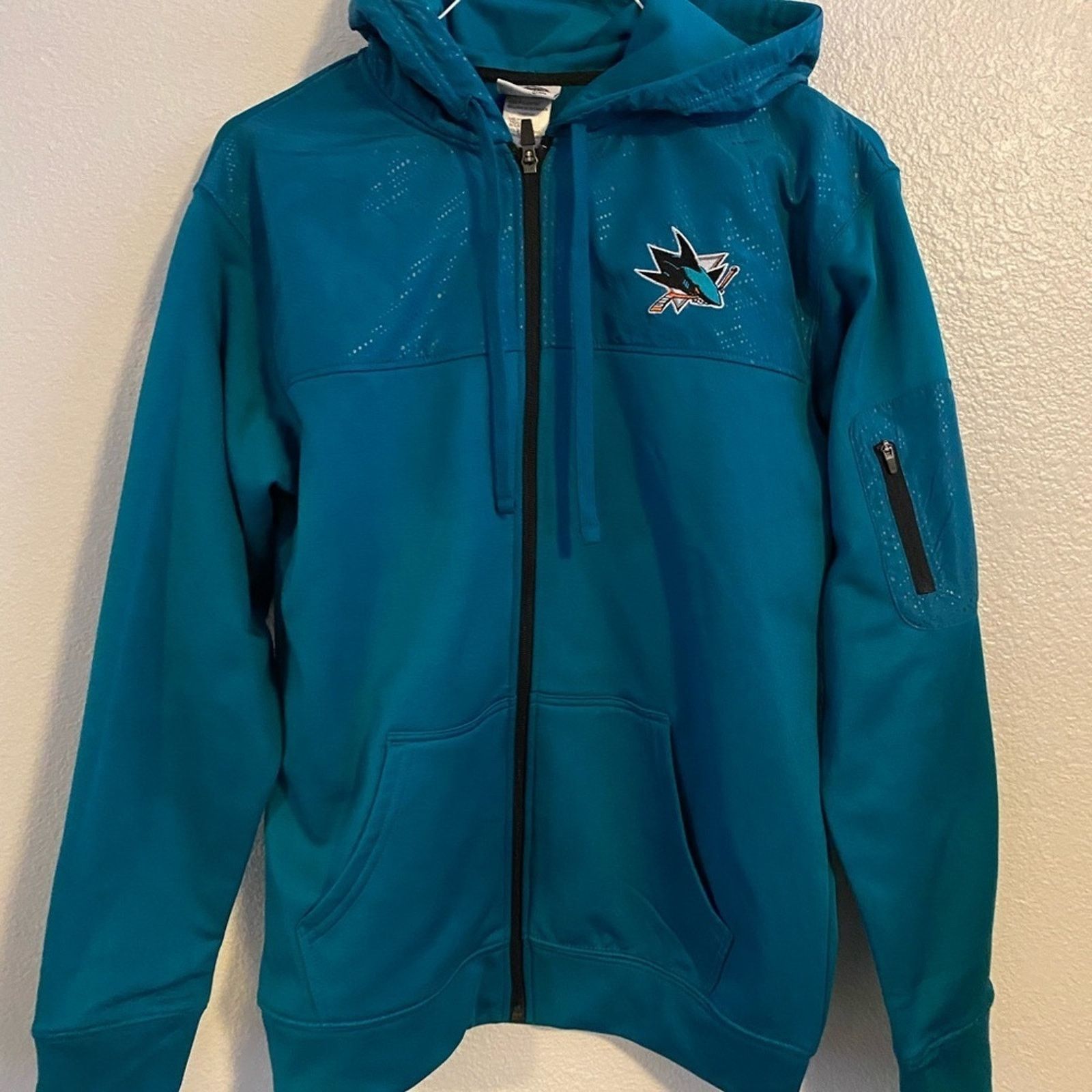 NHL Women’s Sharks zip up hoodie Size S / US 4 / IT 40 - 1 Thumbnail