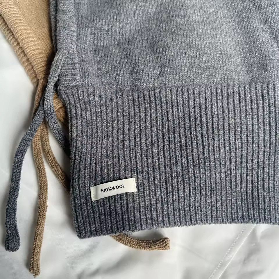 Other 100% Wool Knitted Outdoor Warm Winter Balaclava Hat Size ONE SIZE - 3 Thumbnail