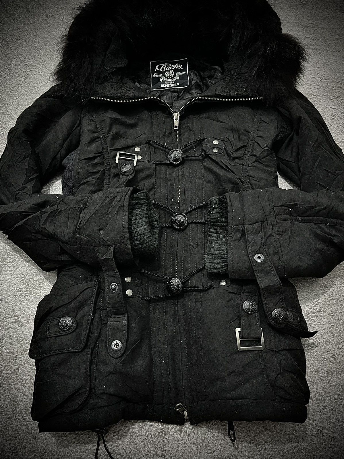 Japanese Brand Crazy Japanese Backs Bondage Seditionaries Faux Fur Jacket Size US M / EU 48-50 / 2 - 4 Thumbnail