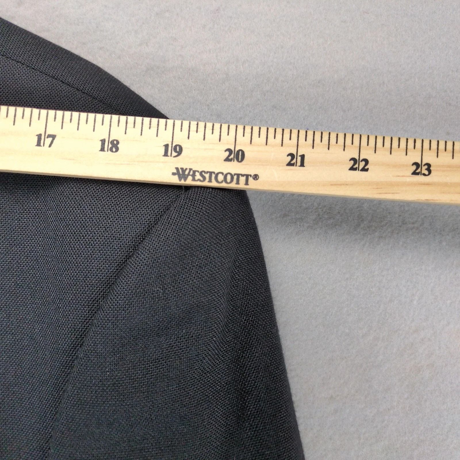 Stafford Stafford Black Textured Blazer 42R Wool Blend Sports Coat Size 42R - 6 Thumbnail