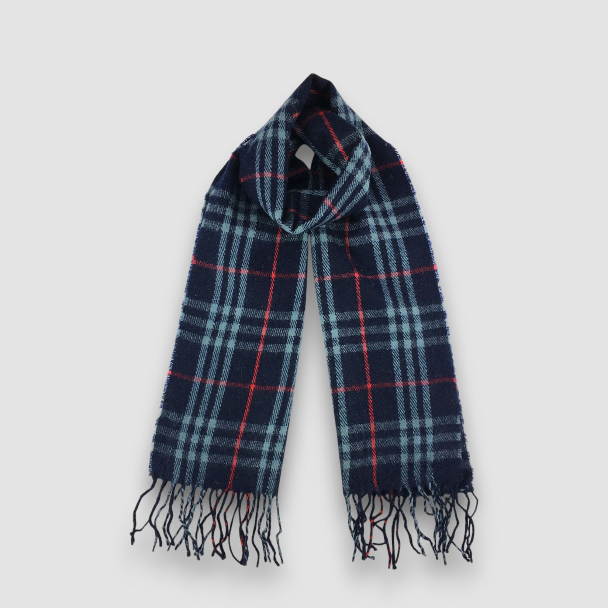 Burberry Vintage Burberry Scarf Muffler Wool Cashmere Scarves Size ONE SIZE - 1 Thumbnail