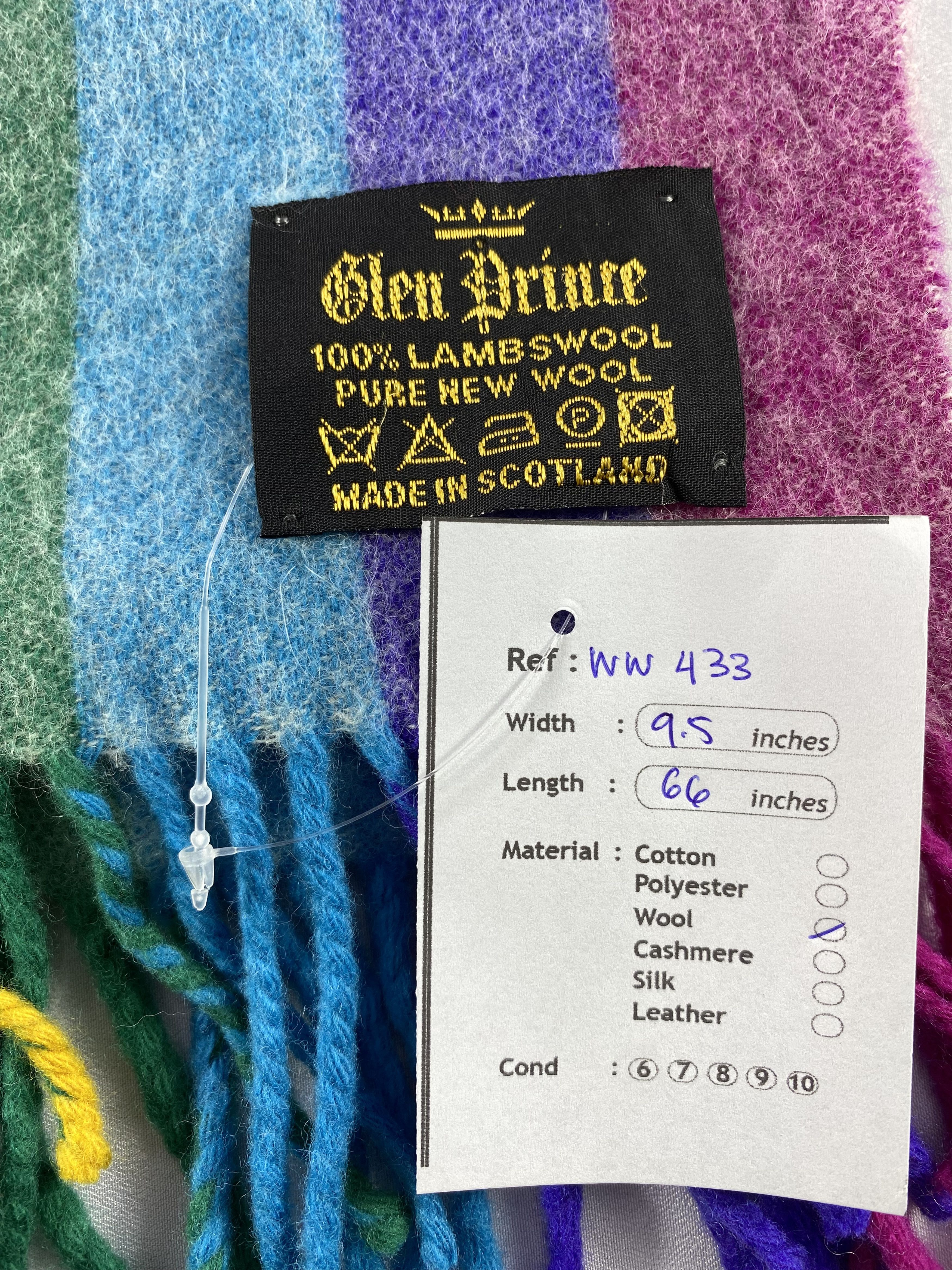 Vintage Glen Prince Scarf / Muffler / Neckwear - WW433 Size ONE SIZE - 5 Thumbnail