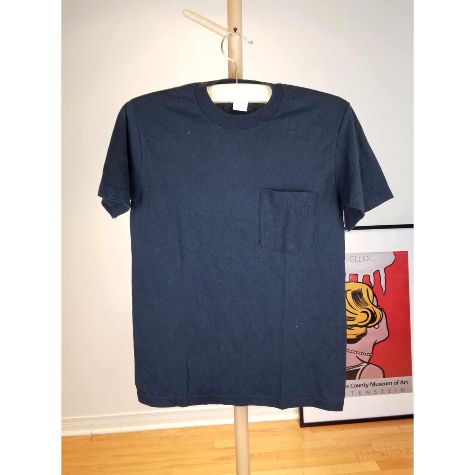 Jerzees VINTAGE ABATE 2ND ANNUAL 2X4 SHOW ONE POCKET JERZEES BLACK T-SHIRT SZ MEDIUM 87' Mens Size US M / EU 48-50 / 2 - 3 Thumbnail