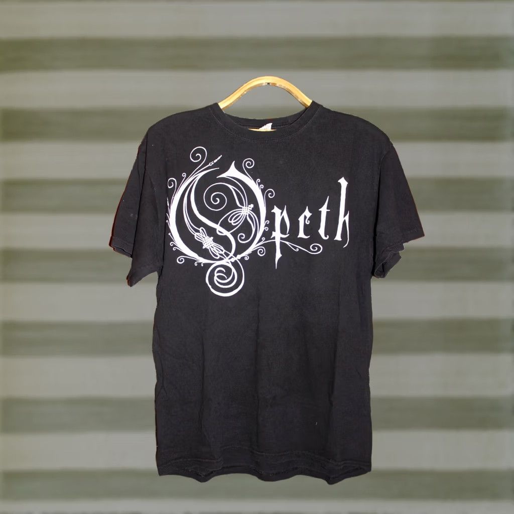 Vintage VINTAGE Opeth metal band T-shirt Anvil size L Men Black Size US L / EU 52-54 / 3 - 1 Thumbnail