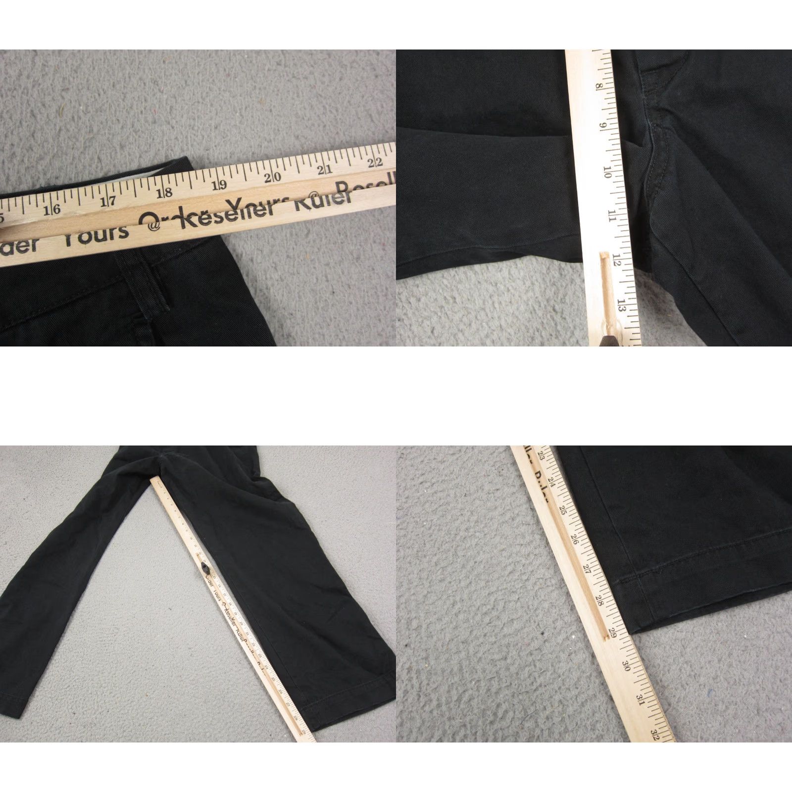 Polo Ralph Lauren Polo Ralph Lauren Pants Mens 38W x 30L Chino Straight Fit Black 80s 90s Logo] Size US M / EU 48-50 / 2 - 8 Thumbnail
