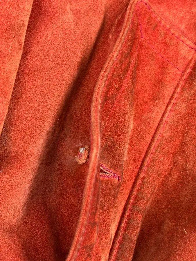 C.P. Company 1990s CP Company Red Suede Leather Jacket Size US M / EU 48-50 / 2 - 7 Thumbnail
