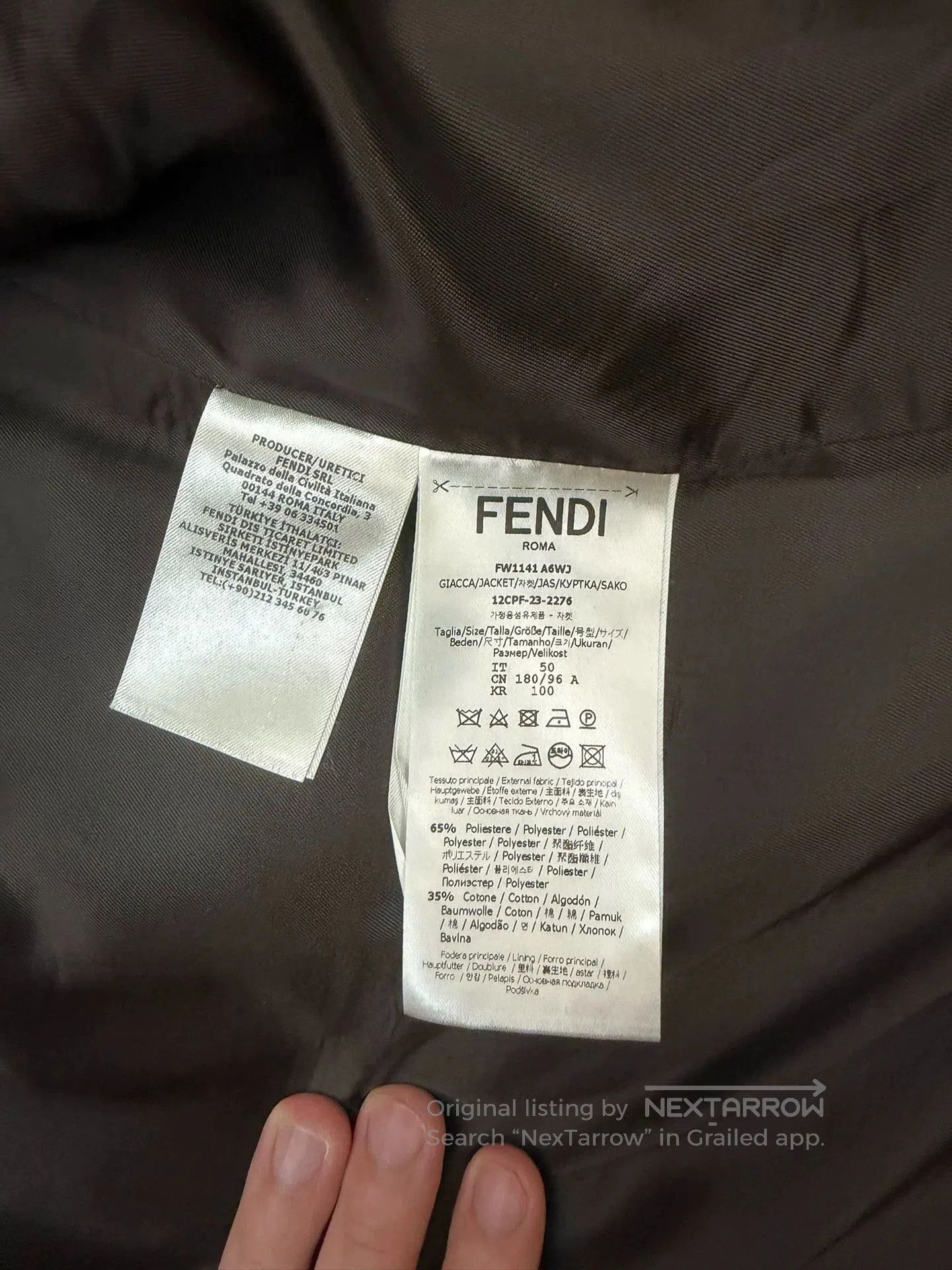 Fendi Fendi Men's Monogram FF Jacket. Size US L / EU 52-54 / 3 - 3 Thumbnail