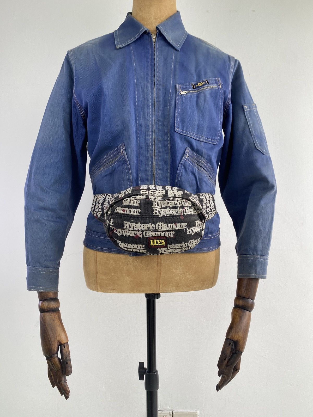 Hysteric Glamour 2000's Hysteric Glamour Script Cotton Waist Bag Size ONE SIZE - 1 Thumbnail