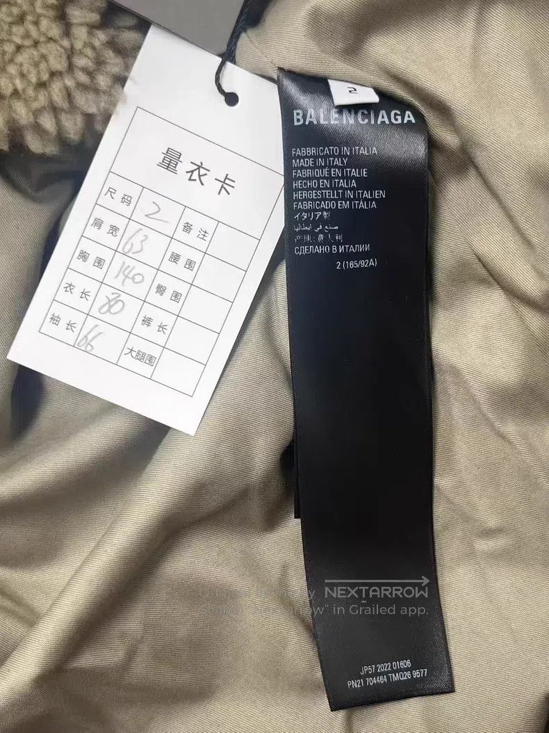 Balenciaga Balenciaga Solid High Neck Single Button Long Sleeve Jacke Size US M / EU 48-50 / 2 - 4 Thumbnail