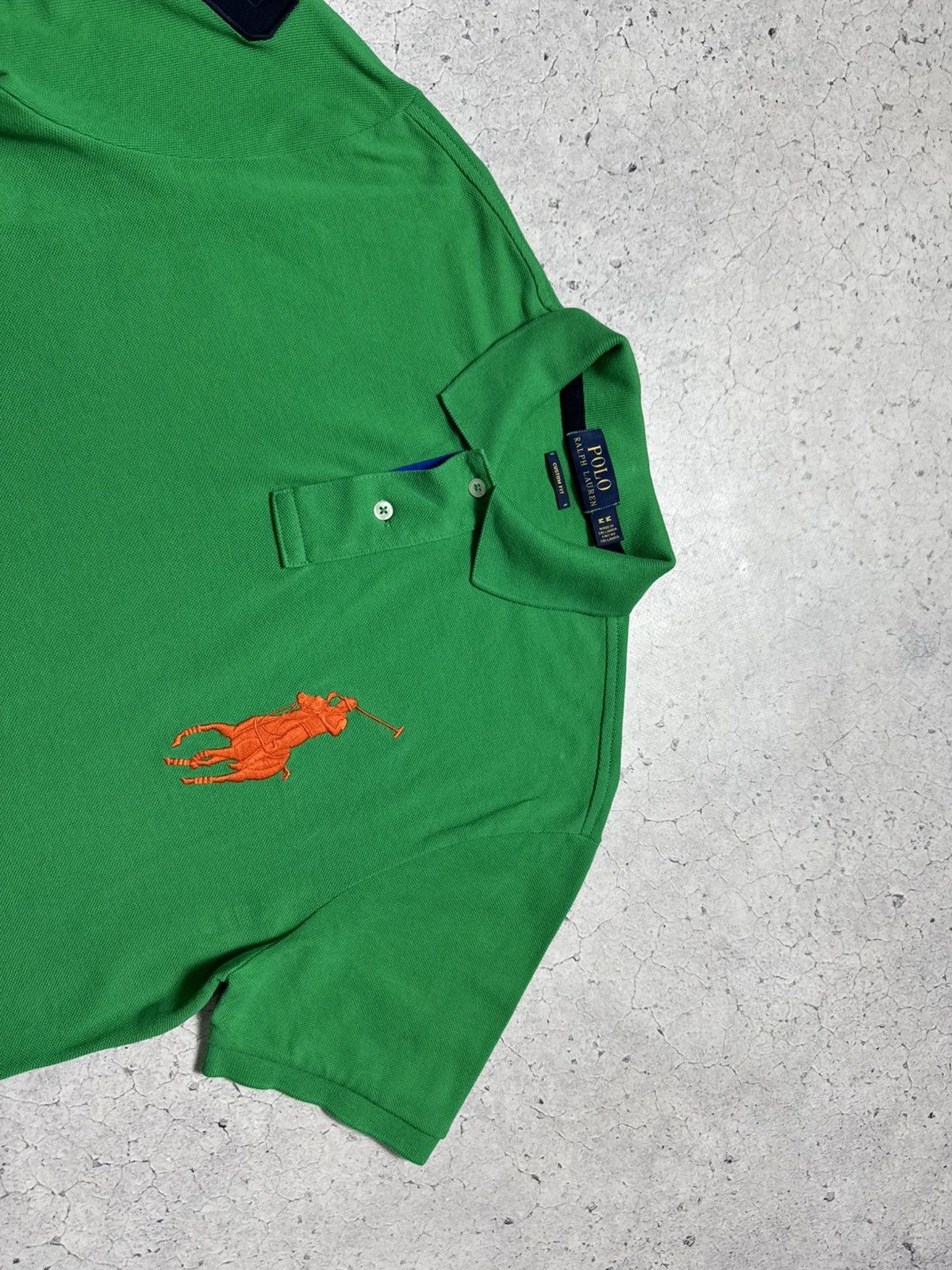 Polo Ralph Lauren Polo Ralph Lauren Big Pony #3 Vintage Polo Shirt Green Size US M / EU 48-50 / 2 - 4 Thumbnail