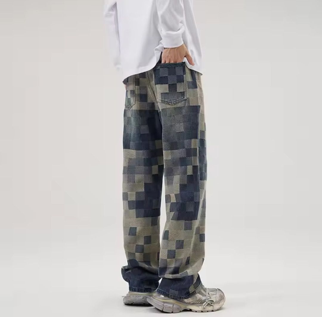Designer × Vintage Y2k New Baggy Straight Jeans Size US 29 - 5 Thumbnail