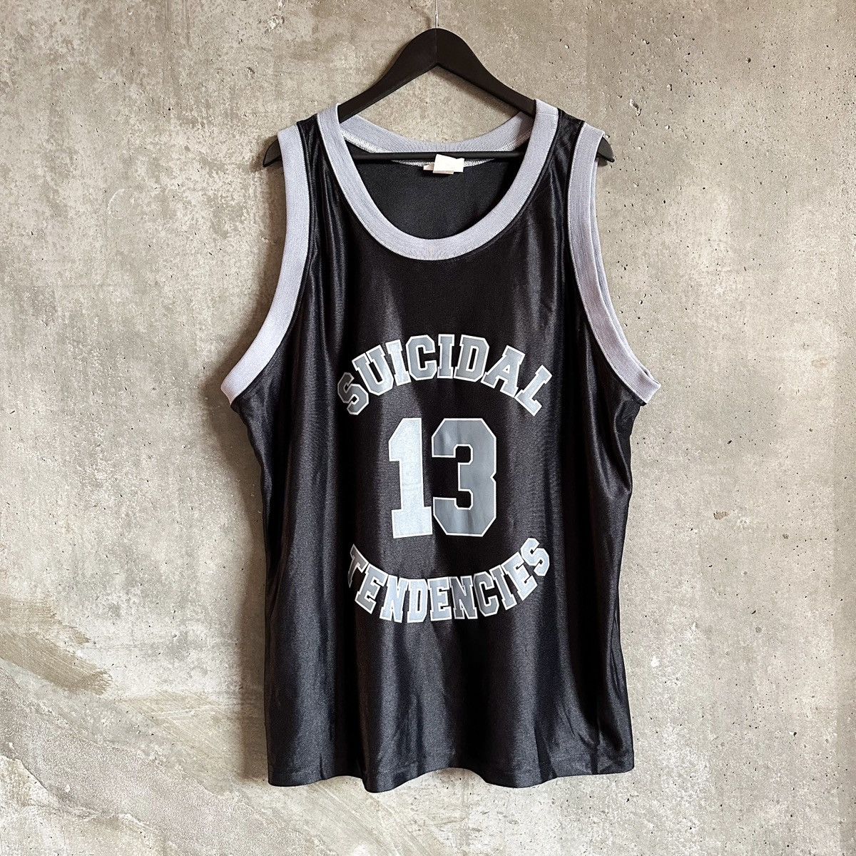 Band Tees 90’s SUICIDAL TENDENCIES “13” Basketball Jersey Size US XL / EU 56 / 4 - 2 Thumbnail