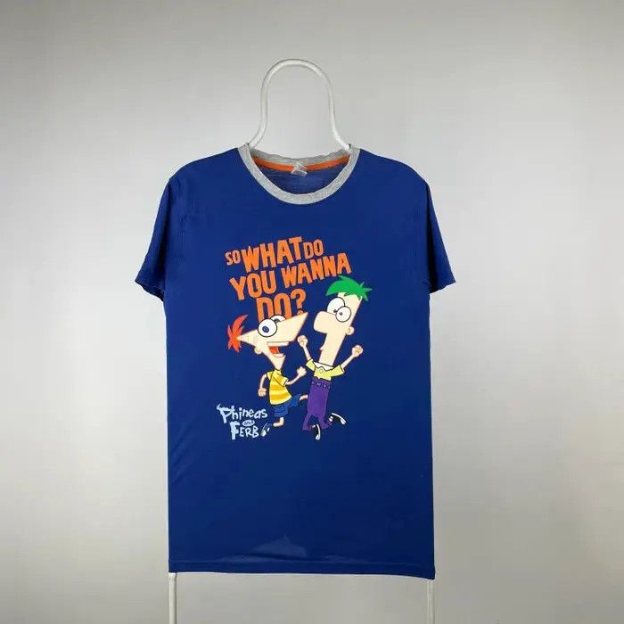 Anime Phineas and ferb T-shirt anima Cartoon Network size Medium Size US M / EU 48-50 / 2 - 1 Thumbnail