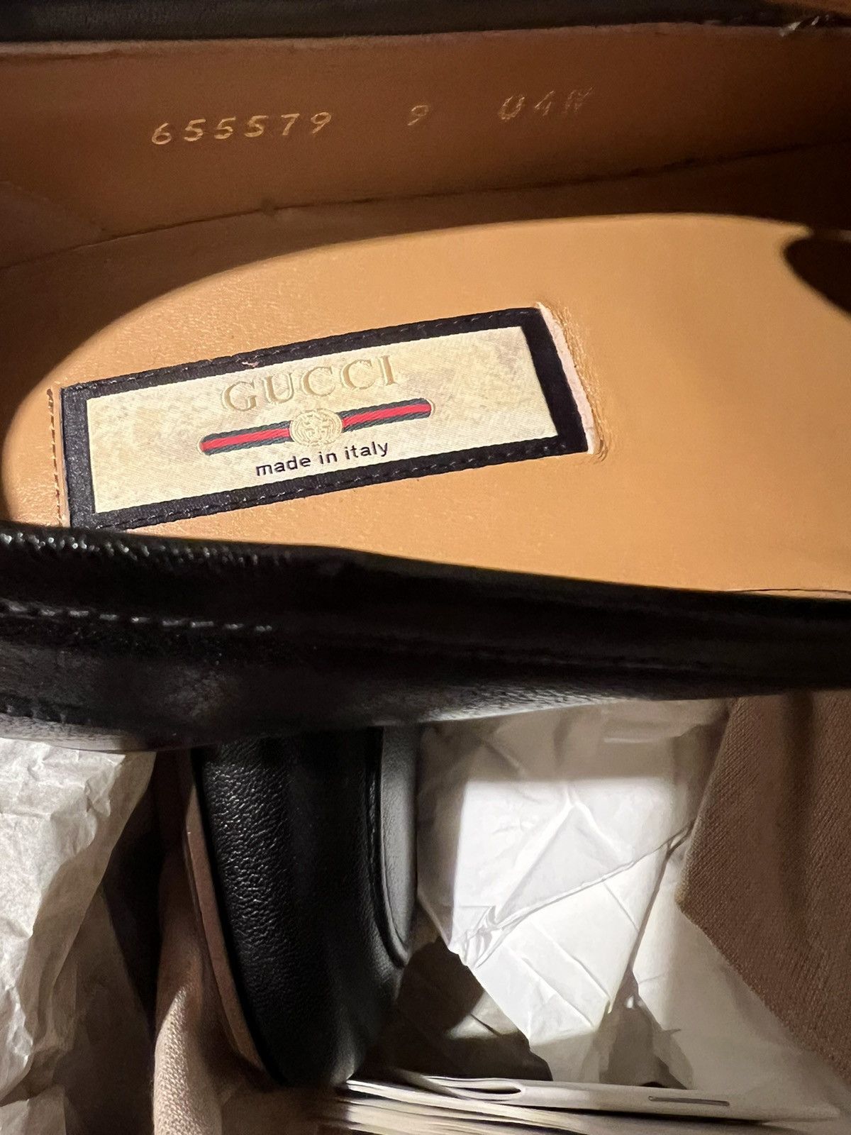 Gucci GUCCI Leather Loafers - Sz. UK9/US10/IT43 Size US 10 / EU 43 - 8 Thumbnail