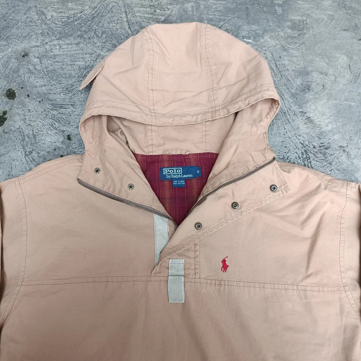 Polo Ralph Lauren Vintage Anorak Smoke Jacket Polo Ralph Lauren Size US M / EU 48-50 / 2 - 2 Thumbnail