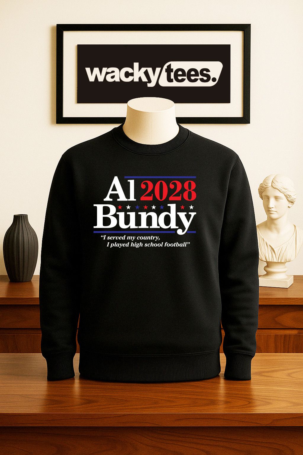 Other Al Bundy 2028 Campaign Parody Married with Tee Shirt Size US S / EU 44-46 / 1 - 3 Thumbnail