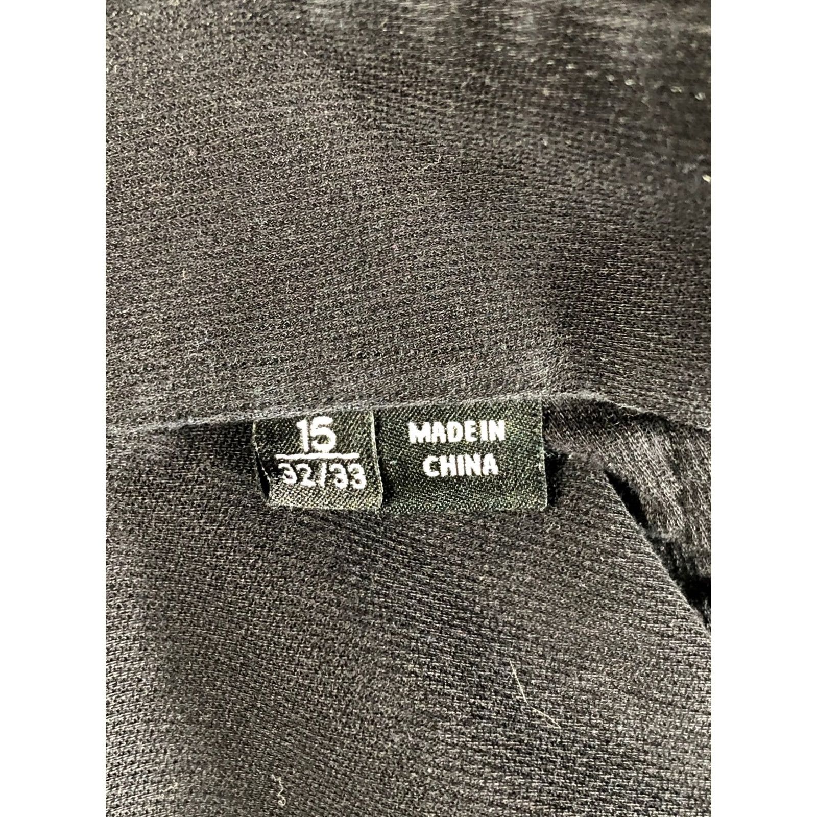 Hugo Boss HUGO BOSS Shirt Mens M Black Long Sleeve Sharp Fit 100% Cotton Spread Collar 15R Size US M / EU 48-50 / 2 - 4 Thumbnail