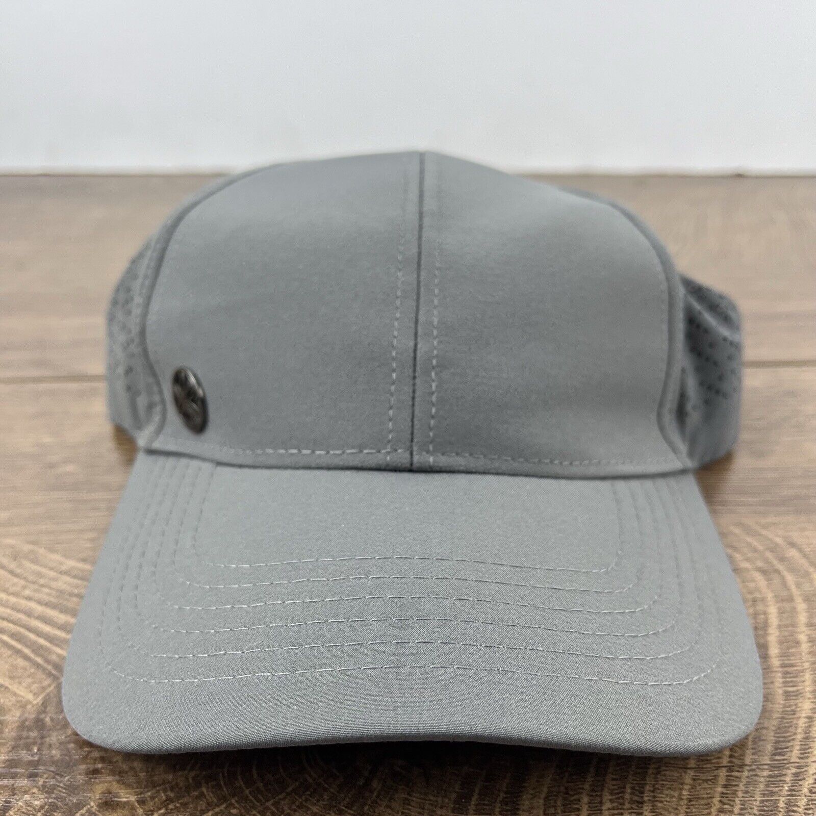 Other Gray Athletic Hat Running Cap Hat Gray Hat Adjustable Hat Gr Size ONE SIZE - 3 Thumbnail