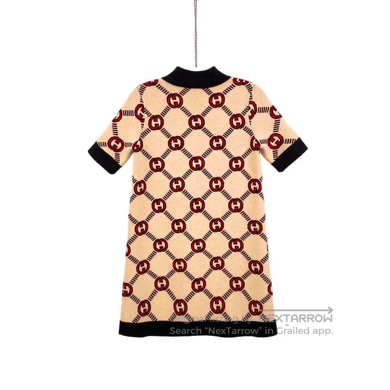 Gucci Guicci Full print double G on both sides of the dress| Size XXS / US 00 / IT 34 - 2 Thumbnail