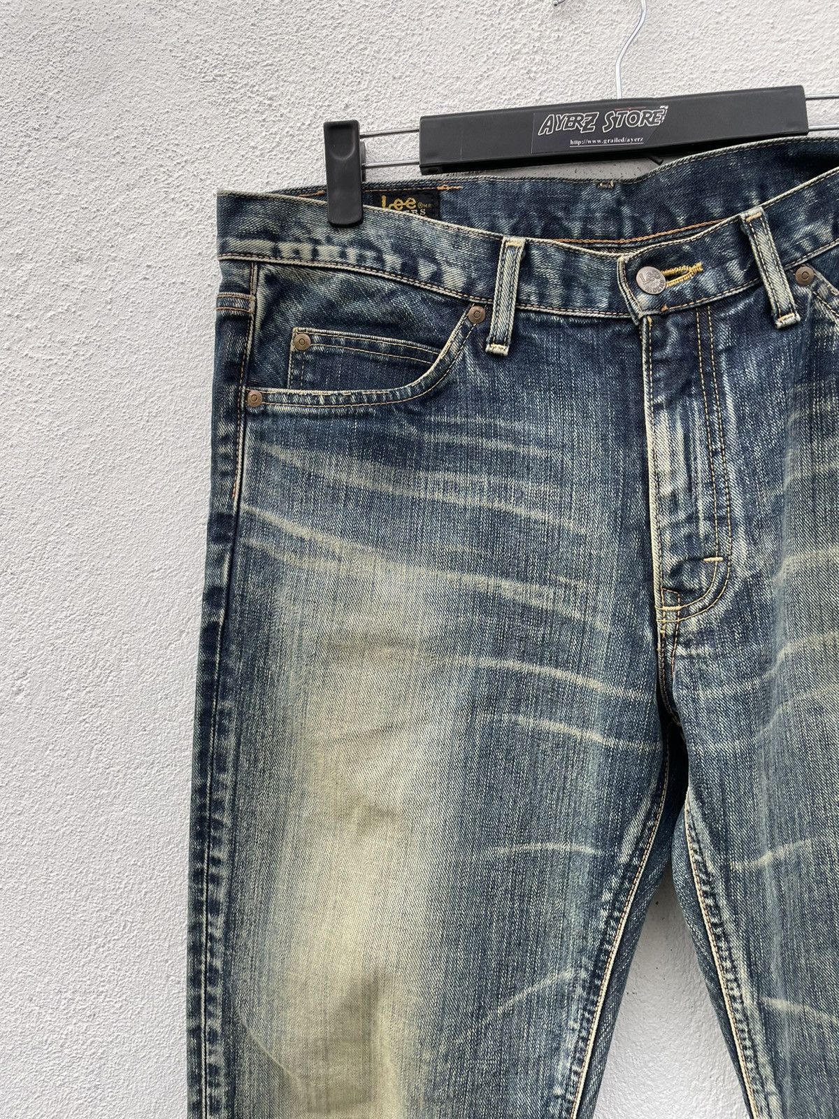 Lee Vintage Y2K Lee Rider Flare Denim Jeans Size US 35 - 5 Thumbnail