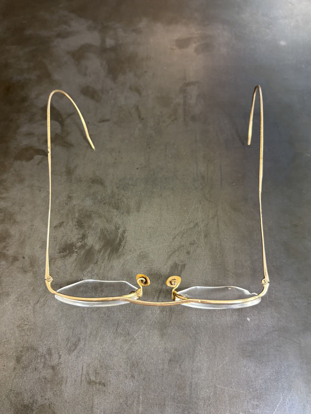 Bausch & Lomb Antique B&L Eyeglasses 1930s Bausch GoldFill HalfRim Frames Size ONE SIZE - 16 Thumbnail