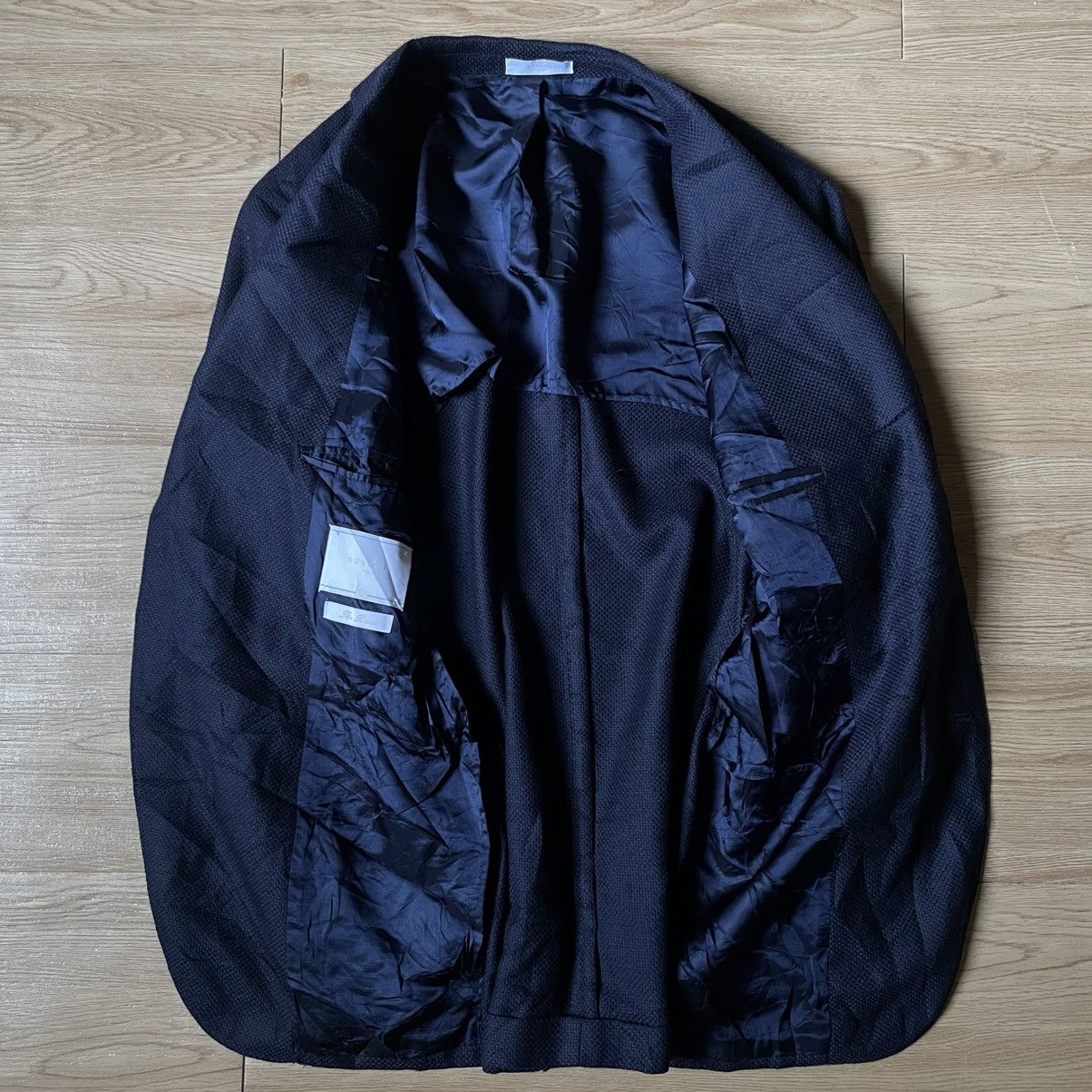 Boglioli 🇮🇹 Boglioli Milano Italy Blazer Virgin Wool Navy Blue Size US S / EU 44-46 / 1 - 12 Thumbnail