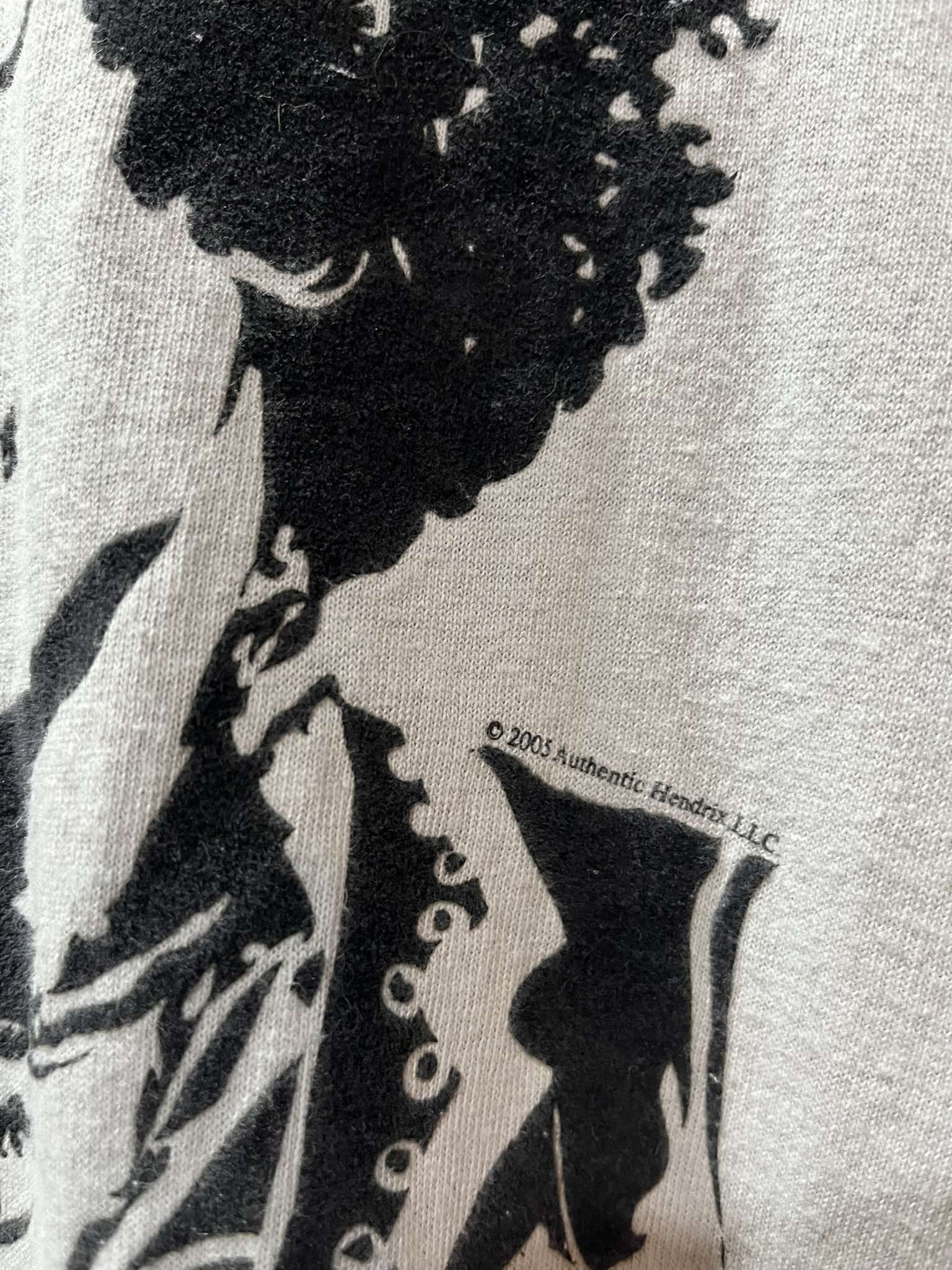 Jimi Hendrix Jimi Hendrix Psychedelic Rock Double Layer Tee 2005s Size US XL / EU 56 / 4 - 3 Thumbnail