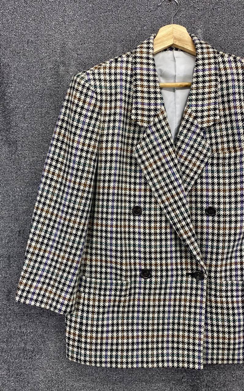 Burberry × Vintage Vintage Burberry Rare Wool Blazer Coat Jacket Size US M / EU 48-50 / 2 - 3 Thumbnail