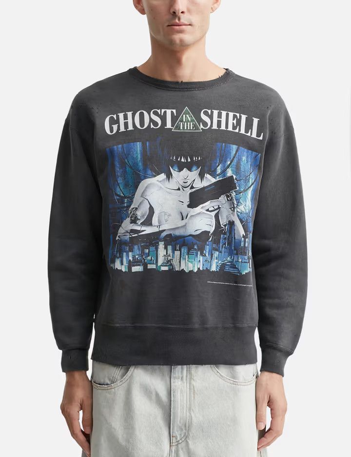 Saint Michael o1h1sh10525 Graphic Sweatshirt in Black Size US L / EU 52-54 / 3 - 2 Thumbnail