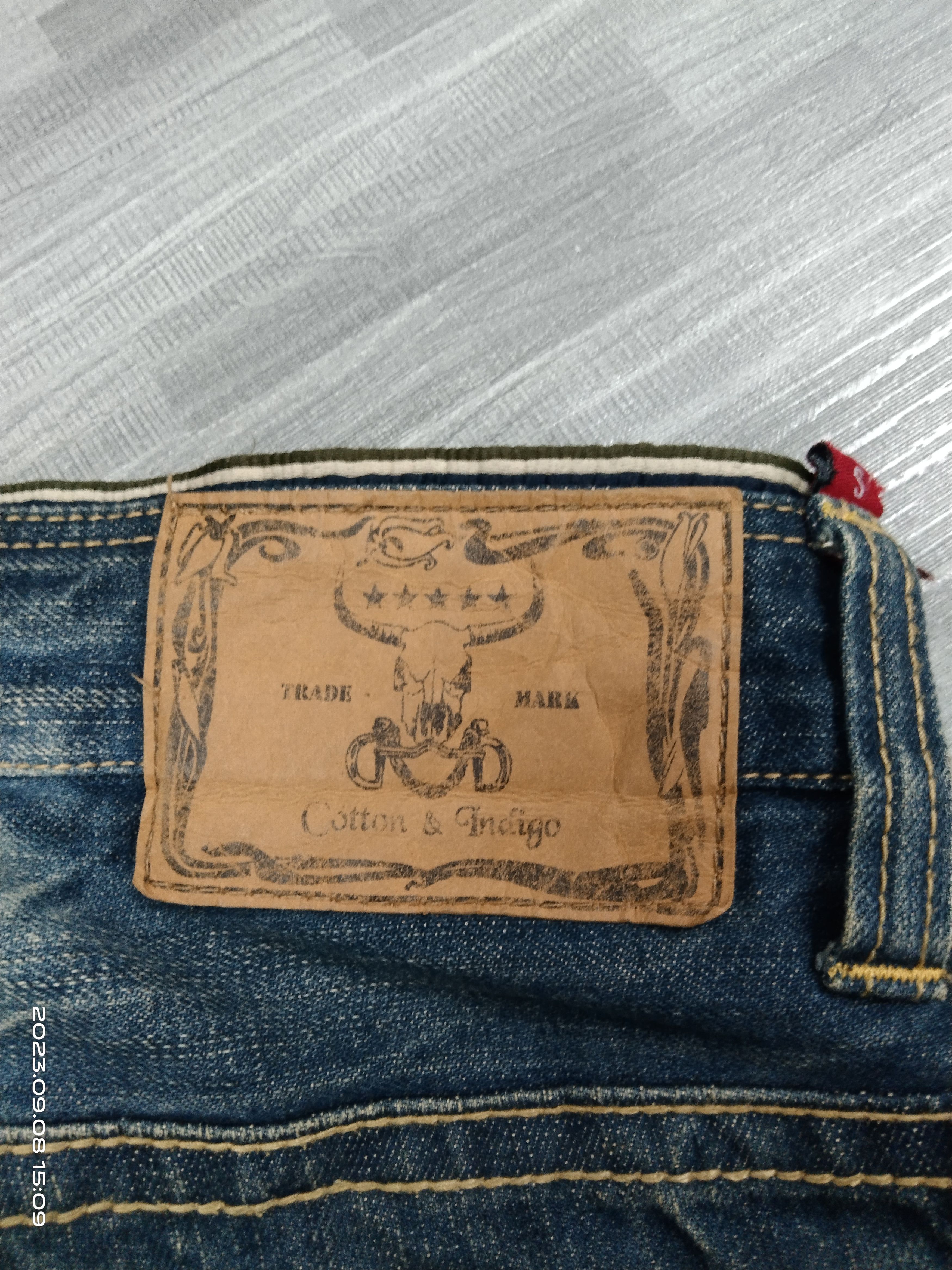 Other FLARE SICK RIPED COTTON&INDIGO PANTS Size US 29 - 8 Thumbnail