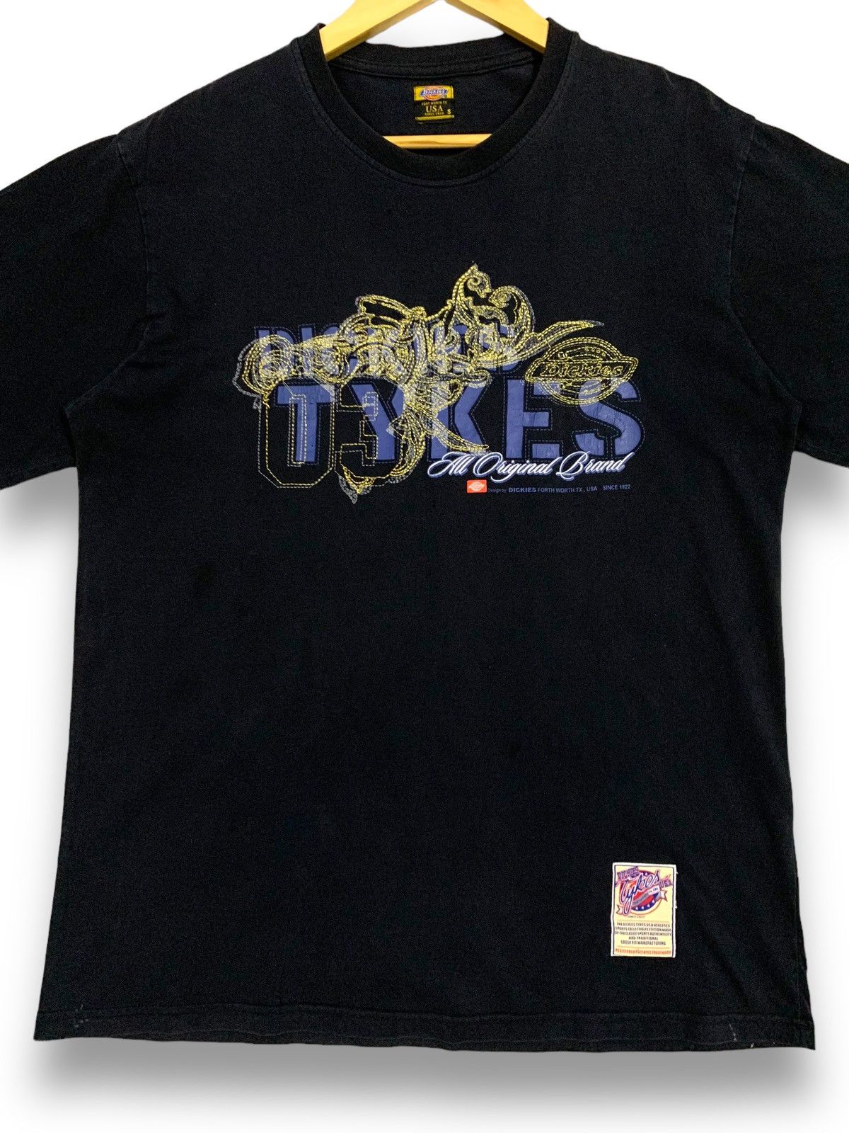 Dickies Dickies Tykes Forth Worth TX USA Graphic Embroidered Tees Size US M / EU 48-50 / 2 - 3 Thumbnail