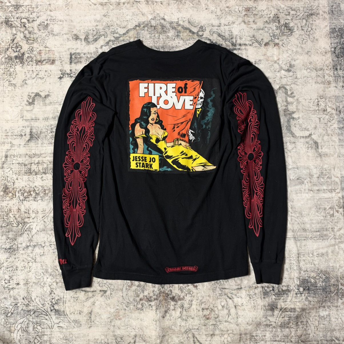 Chrome Hearts Deadly Doll Fire Of Love L/S Tee | Grailed
