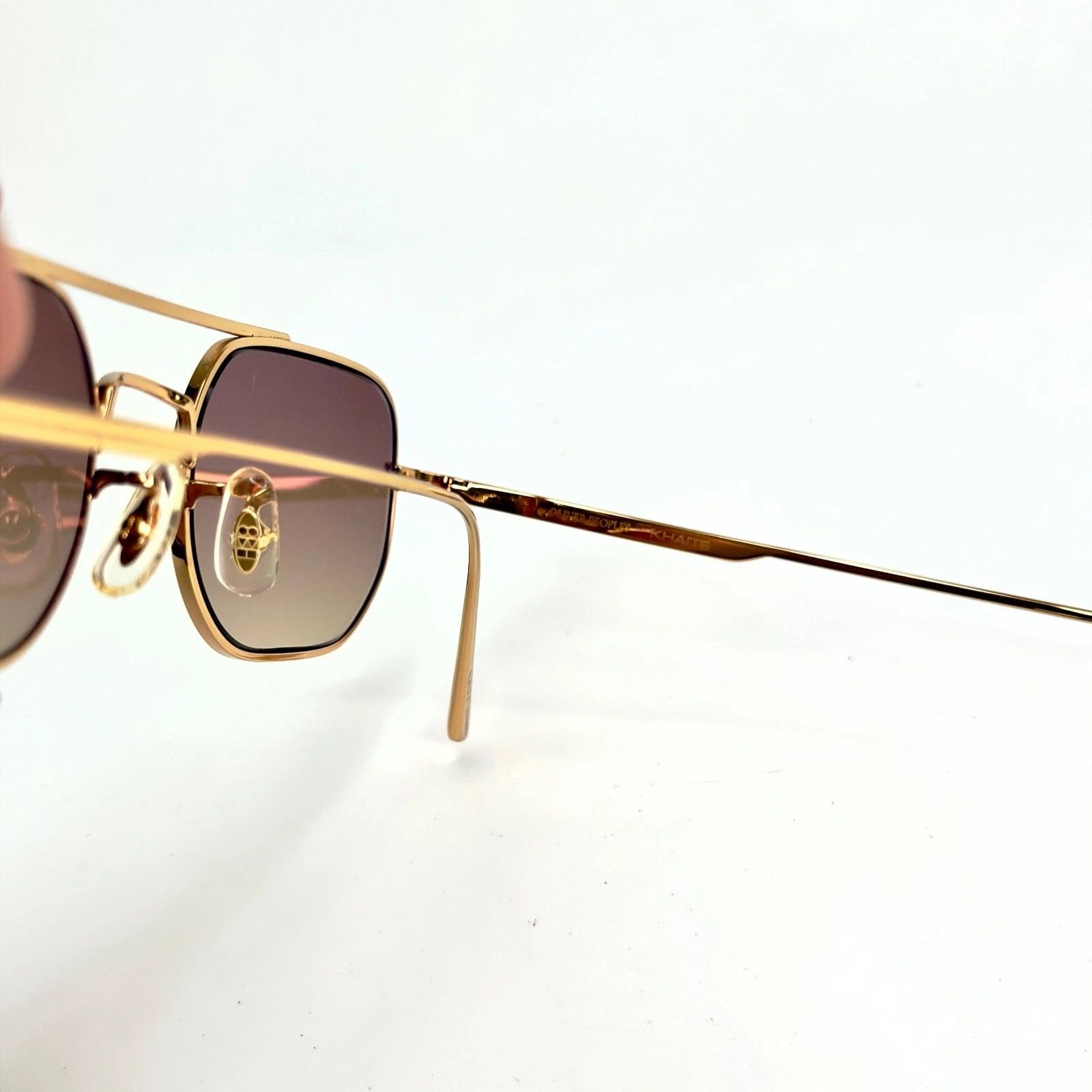 Oliver Peoples OLIVER PEOPLES OV1351S KHAITE 1989C 1351 Gold Vintage Size ONE SIZE - 3 Thumbnail