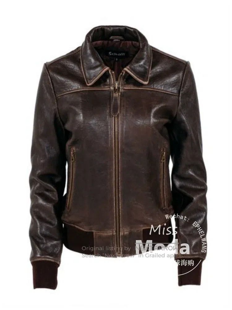 Schott Schott Vintage old lambskin Size M / US 6-8 / IT 42-44 - 4 Thumbnail
