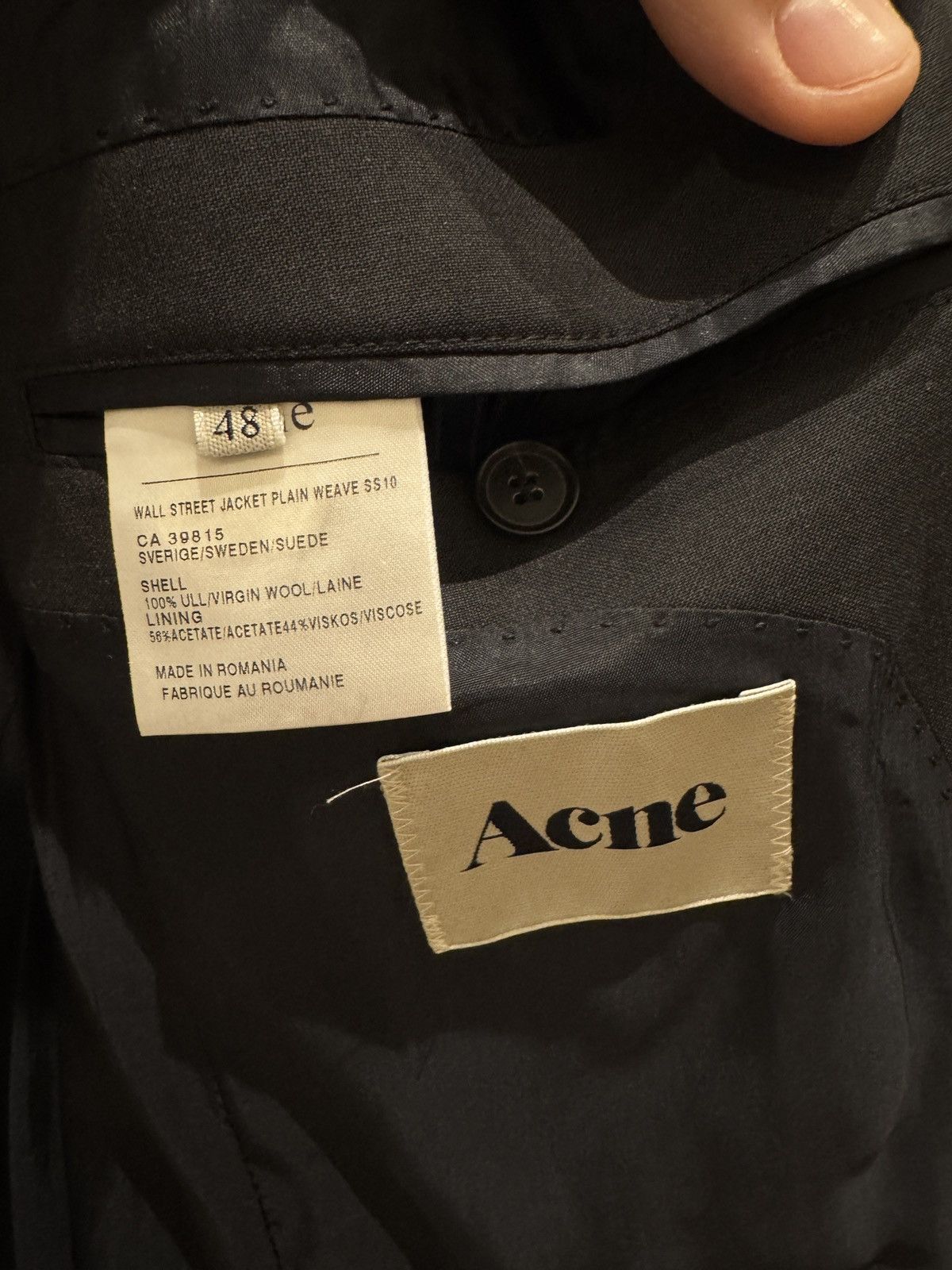 Acne Studios Acne studios blazer Size 48S - 5 Thumbnail