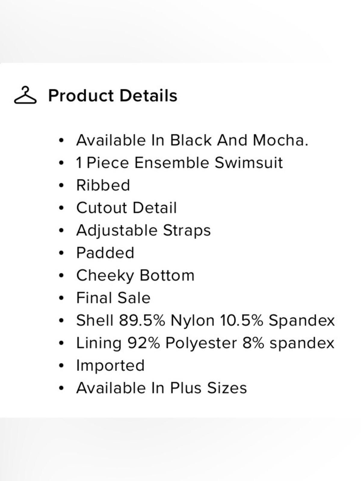 Fashion Nova Fashion Nova / Sandy Moment One Piece / Black Small Size ONE SIZE - 5 Thumbnail